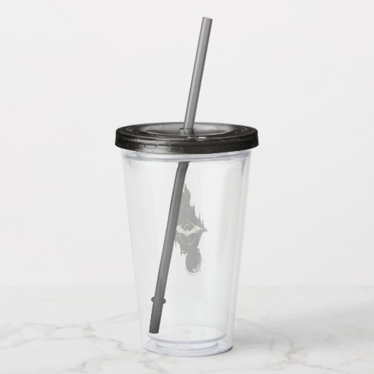 Die Batman- und die Riddler-Grafik Acryltrinkbecher (Rückseite)