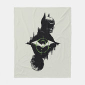 Die Batman- und die Riddler-Grafik Fleecedecke (Vorderseite)