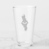 Die Batman- und die Riddler-Grafik Glas (Rückseite)