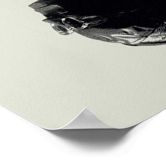 Die Batman- und die Riddler-Grafik Poster (Ecke)