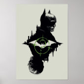 Die Batman- und die Riddler-Grafik Poster (Vorne)