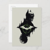 Die Batman- und die Riddler-Grafik Postkarte (Vorne/Hinten)