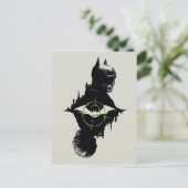 Die Batman- und die Riddler-Grafik Postkarte (Stehend Vorderseite)
