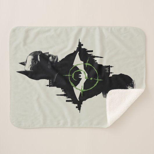 Die Batman- und die Riddler-Grafik Sherpadecke (Vorderseite (Horizontal))