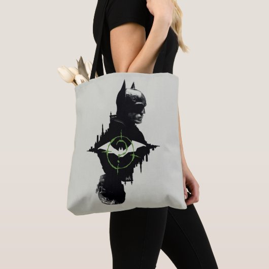Die Batman- und die Riddler-Grafik Tasche (Von Nahem)