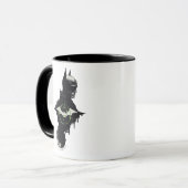 Die Batman- und die Riddler-Grafik Tasse (Vorderseite Links)