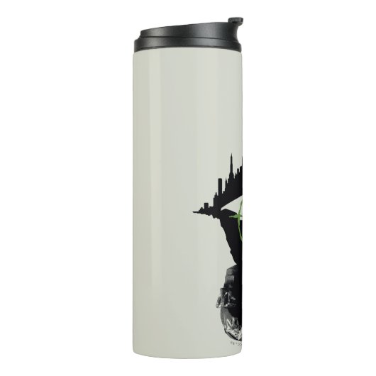 Die Batman- und die Riddler-Grafik Thermosbecher (Nach links gedreht)