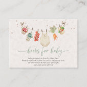 Die Bauern der kleinen Familie verkaufen ihre Baby Begleitkarte (Vorderseite)