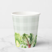 Die Bauern der kleinen Familie verkaufen ihre Baby Pappbecher (Vorderseite)