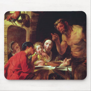 Die Bauern und der Satyr Mousepad