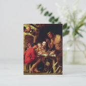 Die Bauern und der Satyr Postkarte (Stehend Vorderseite)