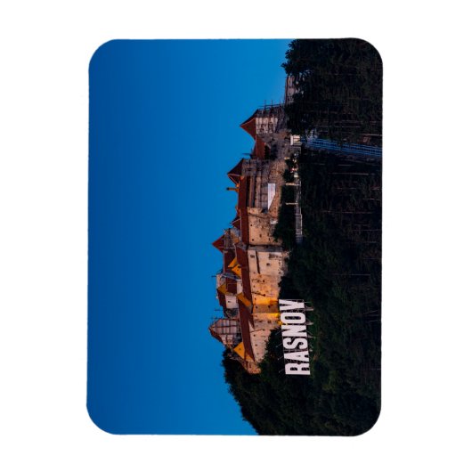 Die Bauernburg Rosenau in Rumänien Magnet (Vertikal)