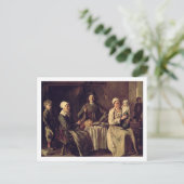 Die Bauernfamilie, 1642 (Öl auf Leinwand) Postkarte (Stehend Vorderseite)