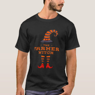 Die Bauernhexe betreibt Halloween-Bauernhof Grusel T-Shirt