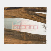 Die Bäume Golden gate bridges | von übersehen Fleecedecke (Vorderseite (Horizontal))