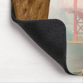 Die Bäume Golden gate bridges | von übersehen Mousepad (Ecke)