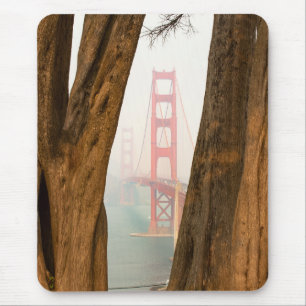 Die Bäume Golden gate bridges von übersehen Mousepad