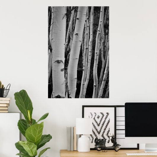 Die Bäume haben Augen Poster (Heimbüro)