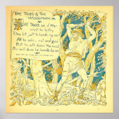 Die Bäume und der Walter-Kranich Poster (Vorne)