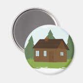 Die Baumhütte Magnet (Vorderseite/Rückseite)