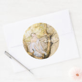 Die Baummühle Vintag Runder Aufkleber (Umschlag)