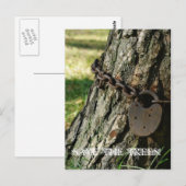 Die Baumpost-Karte 1 gerettet Postkarte (Vorne/Hinten)