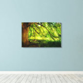 Die Baumschaukel Leinwanddruck (Insitu (Holzboden))