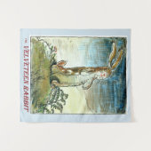 Die Baumwollsamt-Kaninchen-Tapisserie Wandteppich (Vorderseite (Horizontal))