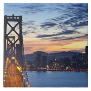 Die Bay Bridge von Treasure Island Fliese