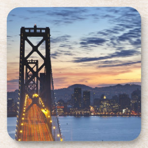 Die Bay Bridge von Treasure Island Getränkeuntersetzer