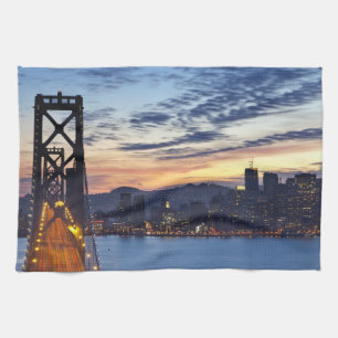 Die Bay Bridge von Treasure Island Handtuch