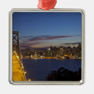 Die Bay Bridge von Treasure Island Ornament Aus Metall