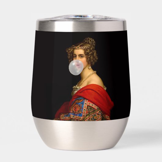 Die bayerische Schönheit und das Kaugummi (Vorderseite)