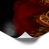 Die bayerische Schönheit und das Kaugummi Poster (Ecke)