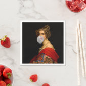 Die bayerische Schönheit und das Kaugummi Serviette (Beispiel)