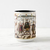 Die Bayeux-Tapisserie: Krönung von Harold Tasse (Zentrum)