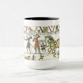 Die Bayeux-Tapisserie wieder Tasse (Zentrum)