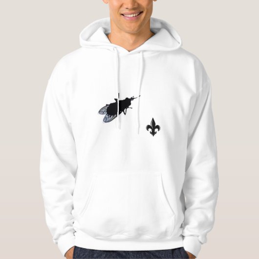 Die Bayou-Fliege Hoodie (Vorderseite)