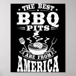 Die BBQ-Grills stammen von America Grill Cookout  Poster