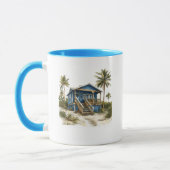 Die Beach Shack - Zuhause am Strand Tasse (Links)