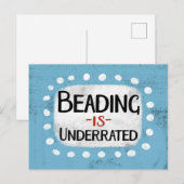 Die Beading ist eine untergeordnete Postkarte (Vorne/Hinten)
