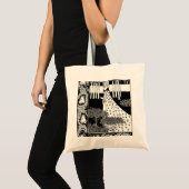 Die Beale Isoud bei Joyous Gard, Aubrey Beardsley Tragetasche (Vorderseite (Produkt))