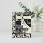 Die Beale Isoud bei Joyous Gard von Beardsley Post Postkarte (Stehend Vorderseite)