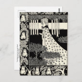 Die Beale Isoud bei Joyous Gard von Beardsley Post Postkarte (Vorne/Hinten)