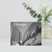 Die Bean Chicago Postkarte (Stehend Vorderseite)