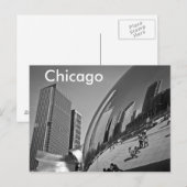 Die Bean Chicago Postkarte (Vorne/Hinten)