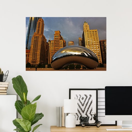 Die Bean in Chicago Poster (Heimbüro)