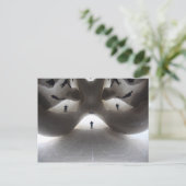 Die Bean von Chicago Postkarte (Stehend Vorderseite)