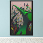 Die Beanstalk - Ken Magic Art Leinwanddruck (Insitu (Holzboden))