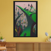 Die Beanstalk - Ken Magic Art Leinwanddruck (Insitu (Wohnzimmer))